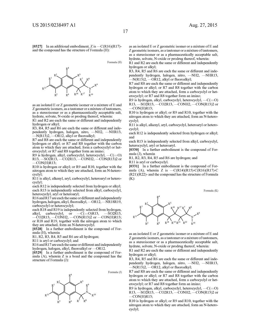STYRENYL DERIVATIVE COMPOUNDS FOR TREATING OPHTHALMIC DISEASES AND     DISORDERS - diagram, schematic, and image 20