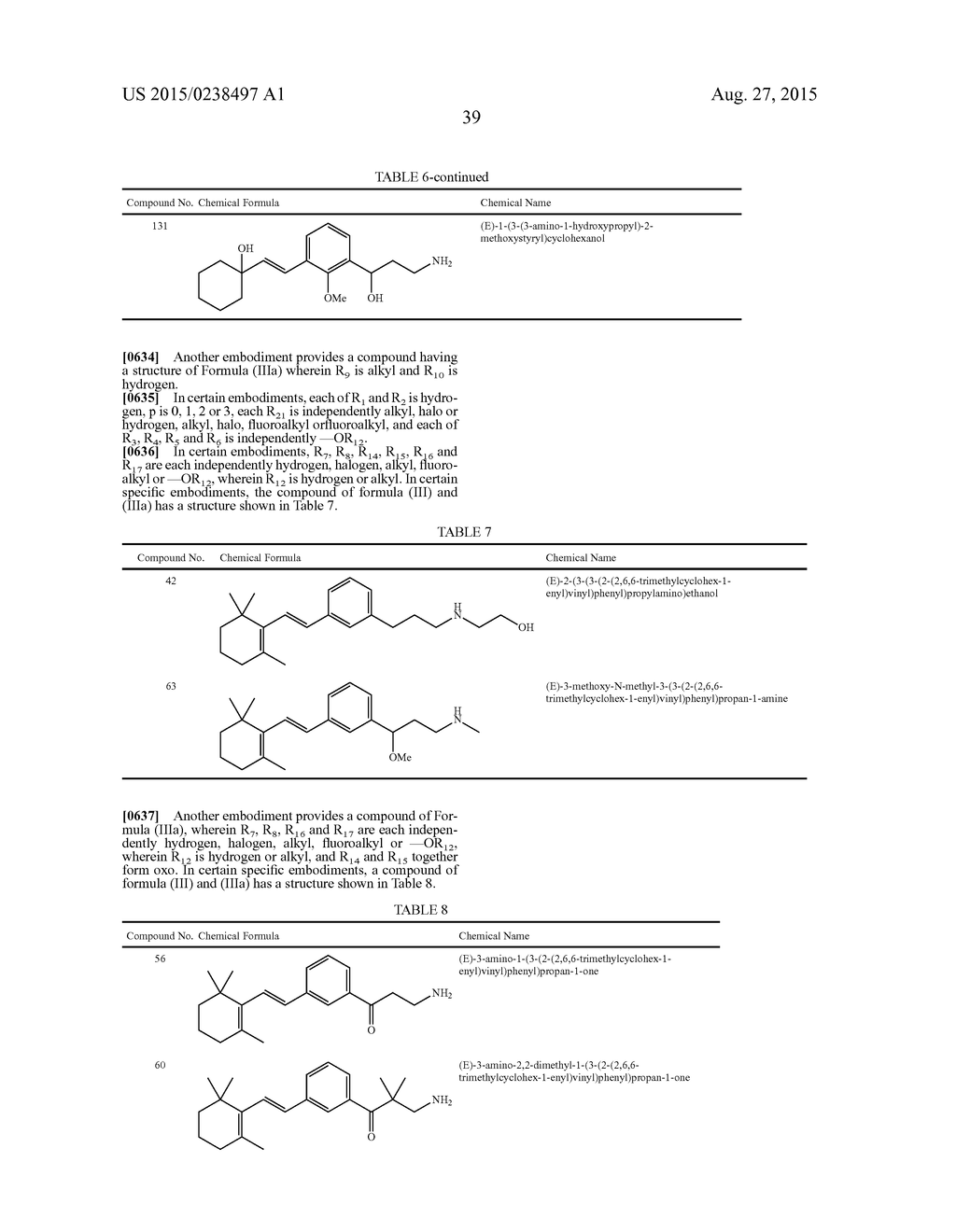 STYRENYL DERIVATIVE COMPOUNDS FOR TREATING OPHTHALMIC DISEASES AND     DISORDERS - diagram, schematic, and image 42