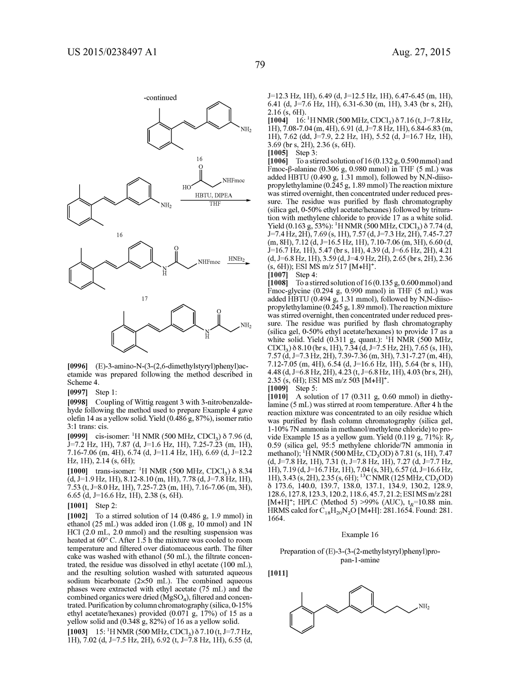 STYRENYL DERIVATIVE COMPOUNDS FOR TREATING OPHTHALMIC DISEASES AND     DISORDERS - diagram, schematic, and image 82