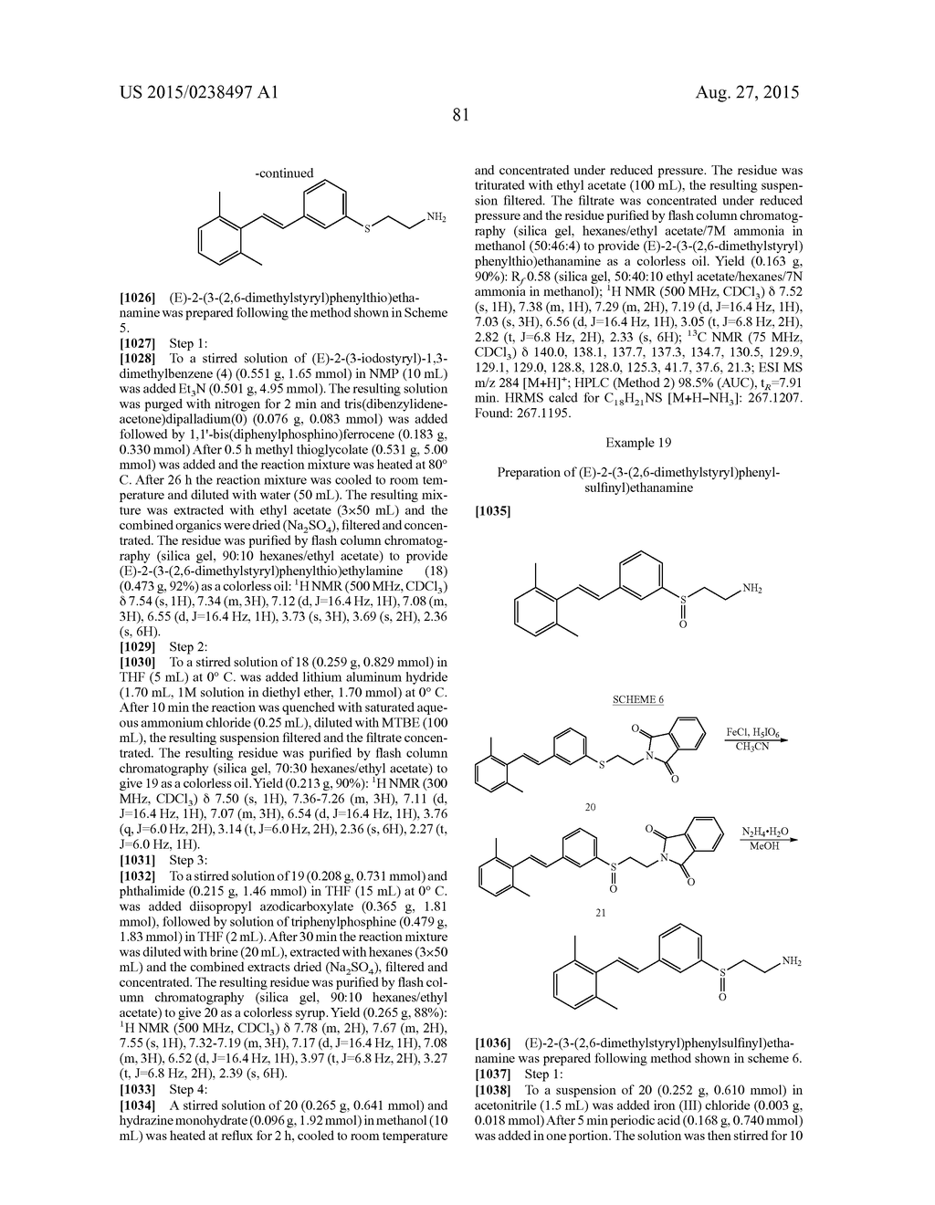 STYRENYL DERIVATIVE COMPOUNDS FOR TREATING OPHTHALMIC DISEASES AND     DISORDERS - diagram, schematic, and image 84