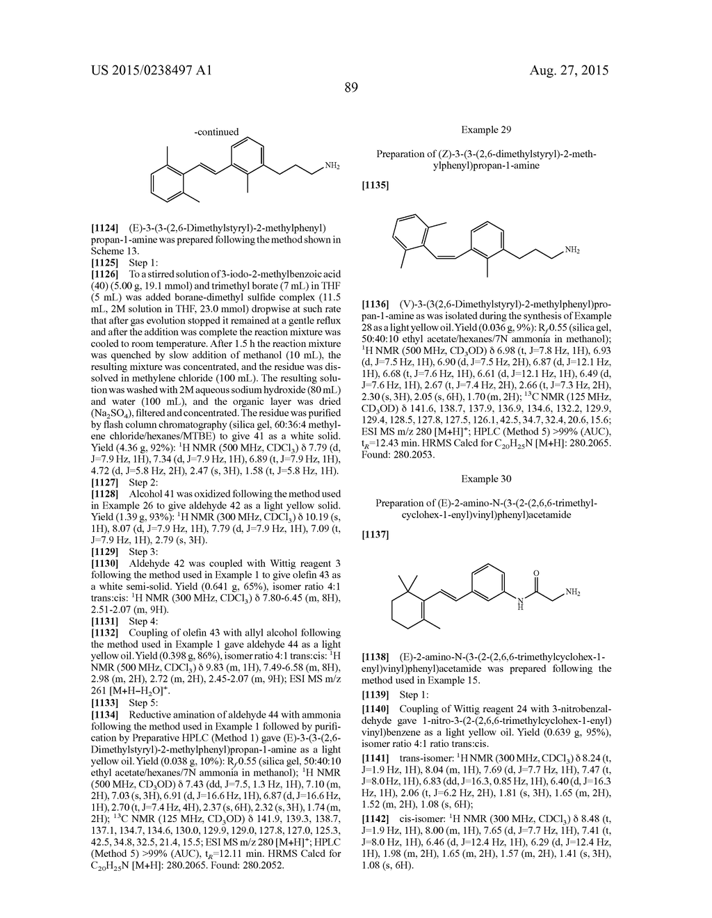 STYRENYL DERIVATIVE COMPOUNDS FOR TREATING OPHTHALMIC DISEASES AND     DISORDERS - diagram, schematic, and image 92