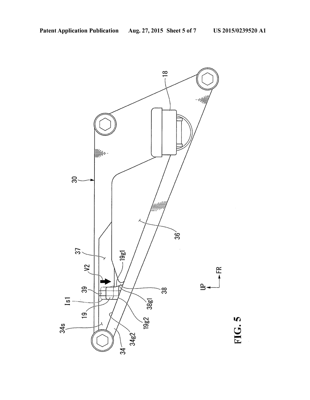 STEP STRUCTURE FOR SADDLE-RIDE TYPE VEHICLE - diagram, schematic, and image 06