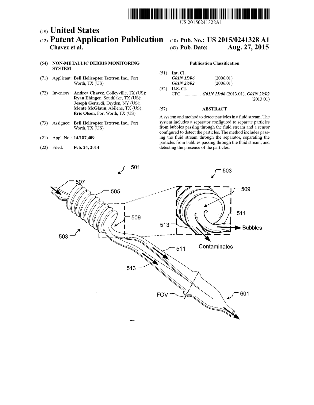 NON-METALLIC DEBRIS MONITORING SYSTEM - diagram, schematic, and image 01