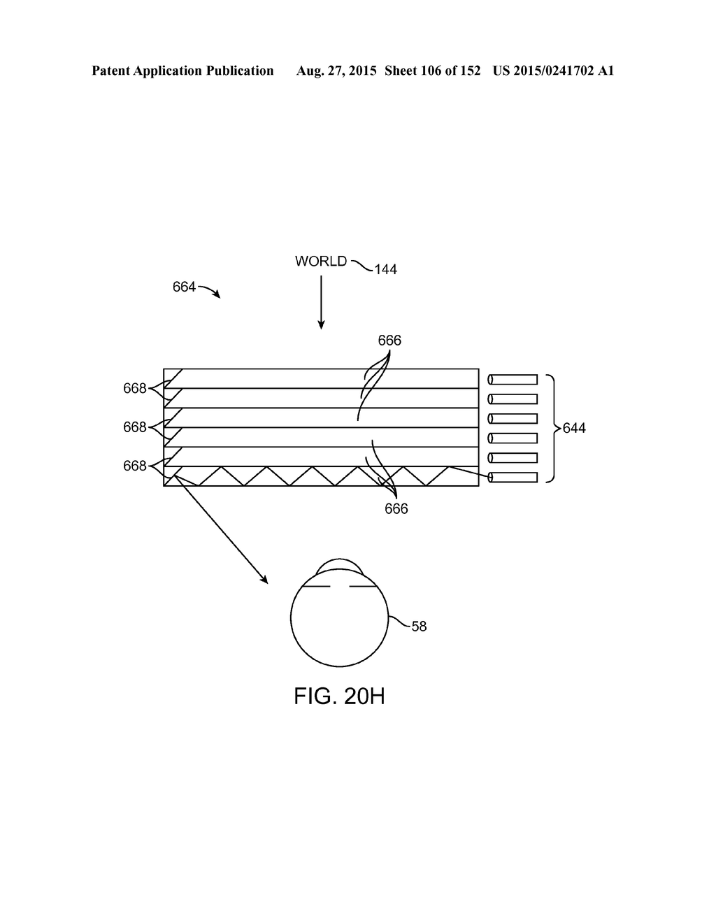 LENS ARRAY OPERATIVELY COUPLED TO A SPATIAL LIGHT MODULATOR FOR AUGMENTED     OR VIRTUAL REALITY - diagram, schematic, and image 107