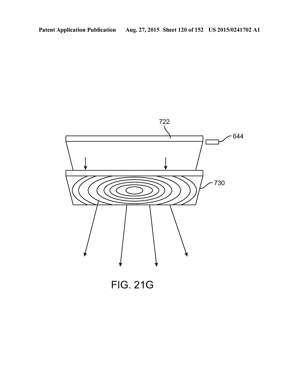 LENS ARRAY OPERATIVELY COUPLED TO A SPATIAL LIGHT MODULATOR FOR AUGMENTED     OR VIRTUAL REALITY - diagram, schematic, and image 121