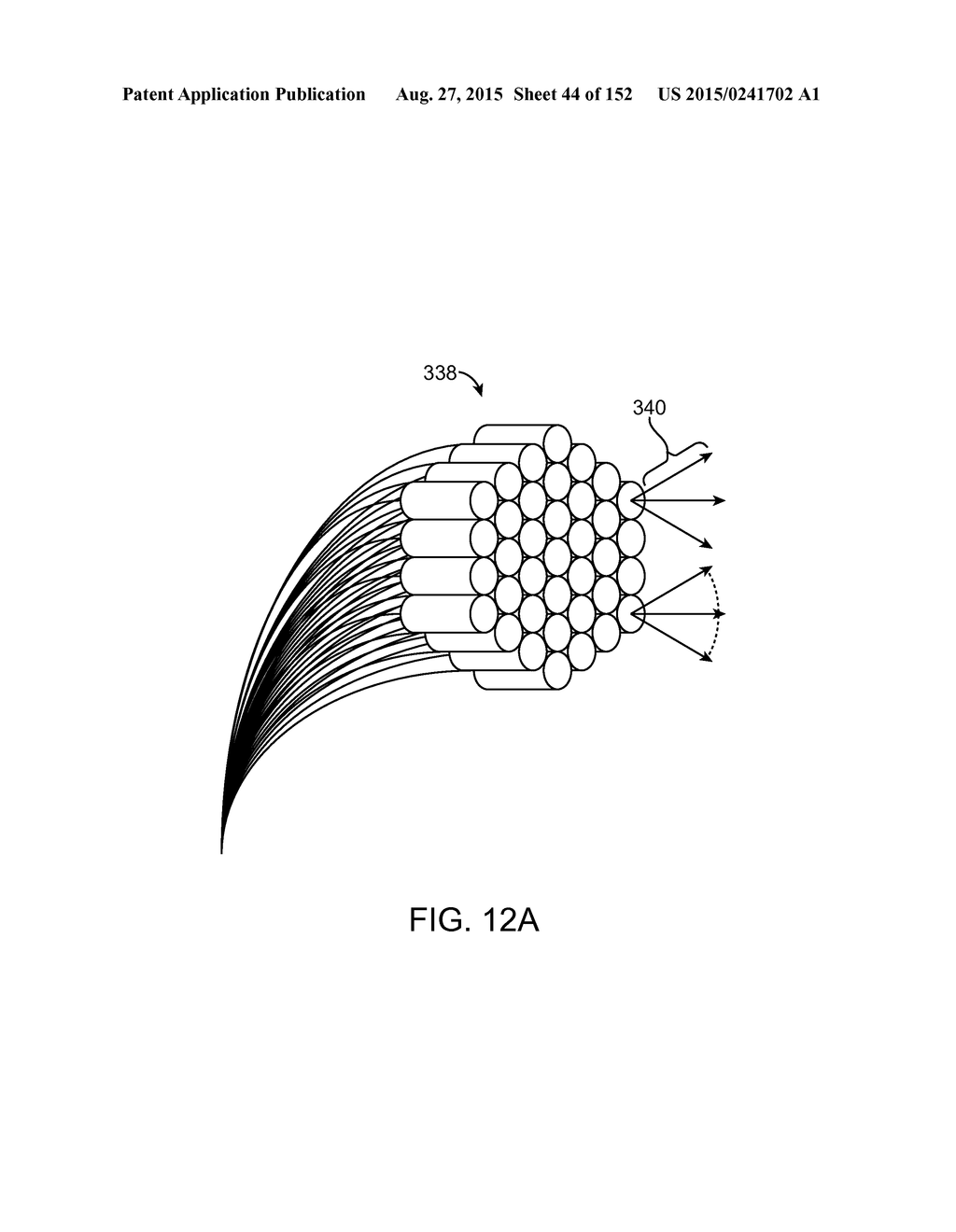 LENS ARRAY OPERATIVELY COUPLED TO A SPATIAL LIGHT MODULATOR FOR AUGMENTED     OR VIRTUAL REALITY - diagram, schematic, and image 45