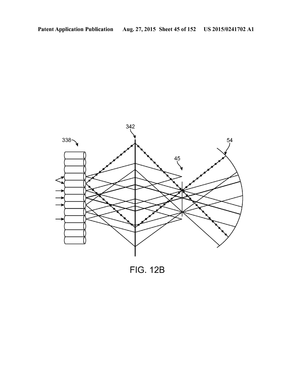 LENS ARRAY OPERATIVELY COUPLED TO A SPATIAL LIGHT MODULATOR FOR AUGMENTED     OR VIRTUAL REALITY - diagram, schematic, and image 46