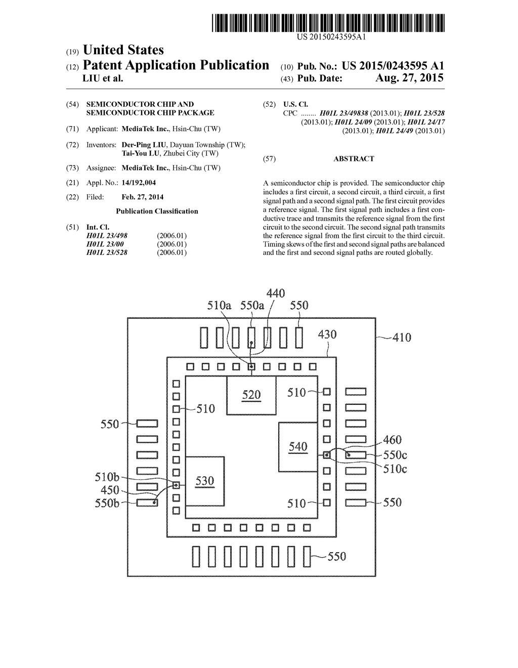 SEMICONDUCTOR CHIP AND SEMICONDUCTOR CHIP PACKAGE - diagram, schematic, and image 01