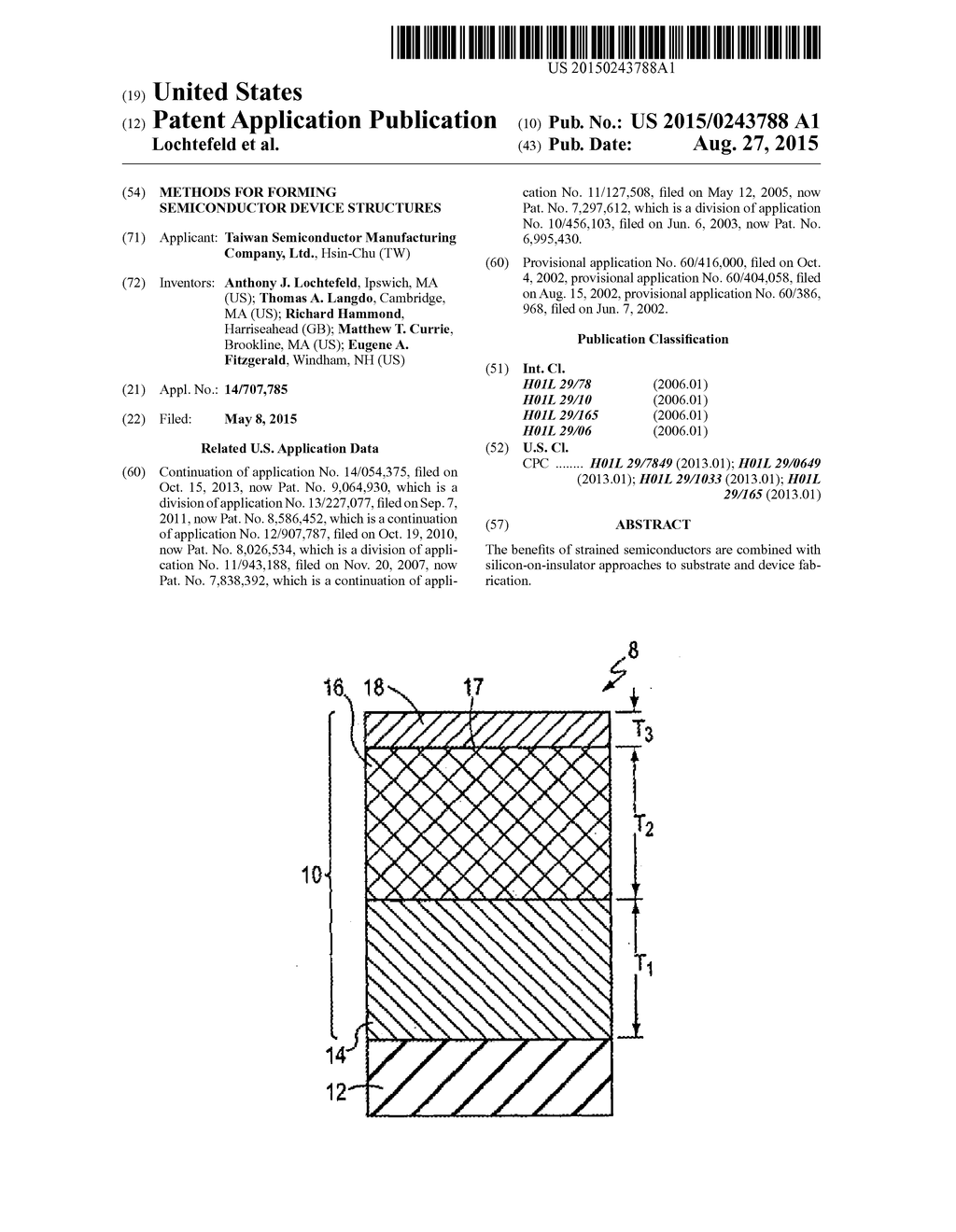 Methods for Forming Semiconductor Device Structures - diagram, schematic, and image 01