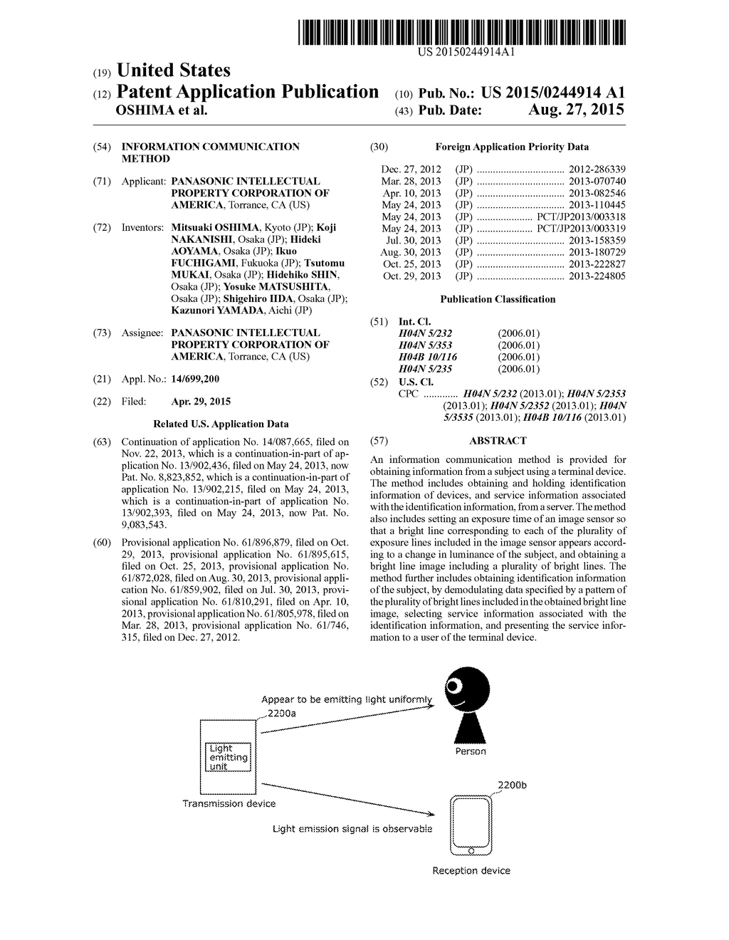 INFORMATION COMMUNICATION METHOD - diagram, schematic, and image 01