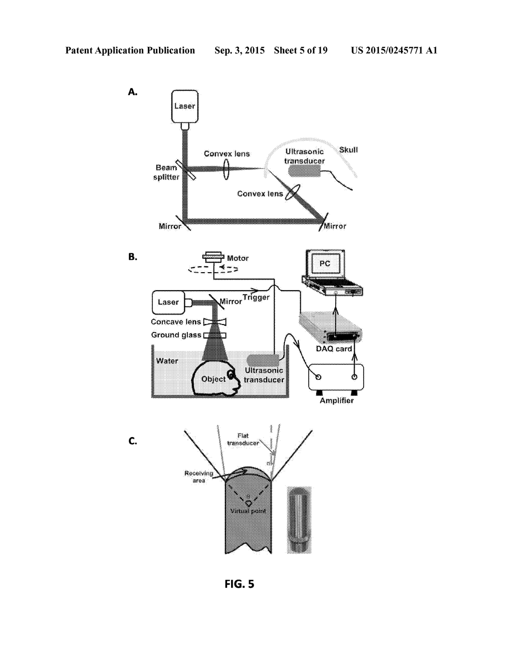 TRANSCRANIAL PHOTOACOUSTIC/THERMOACOUSTIC TOMOGRAPHY BRAIN IMAGING     INFORMED BY ADJUNCT IMAGE DATA - diagram, schematic, and image 06