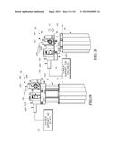 DUAL COLUMN SURGICAL TABLE HAVING A SINGLE-HANDLE UNLOCK FOR TABLE     ROTATION diagram and image