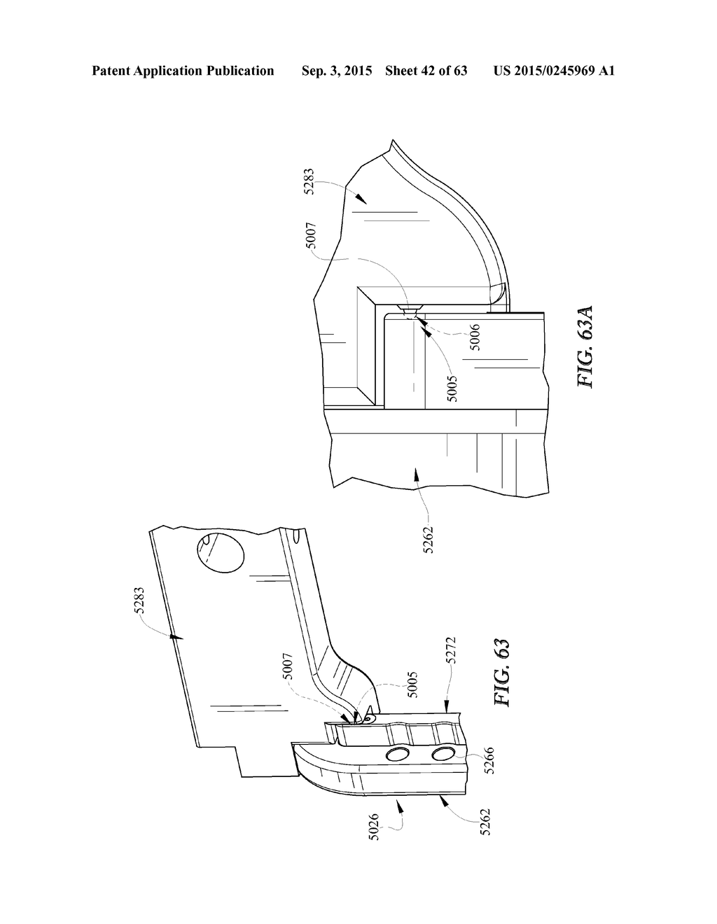 DUAL COLUMN SURGICAL TABLE HAVING A SINGLE-HANDLE UNLOCK FOR TABLE     ROTATION - diagram, schematic, and image 43