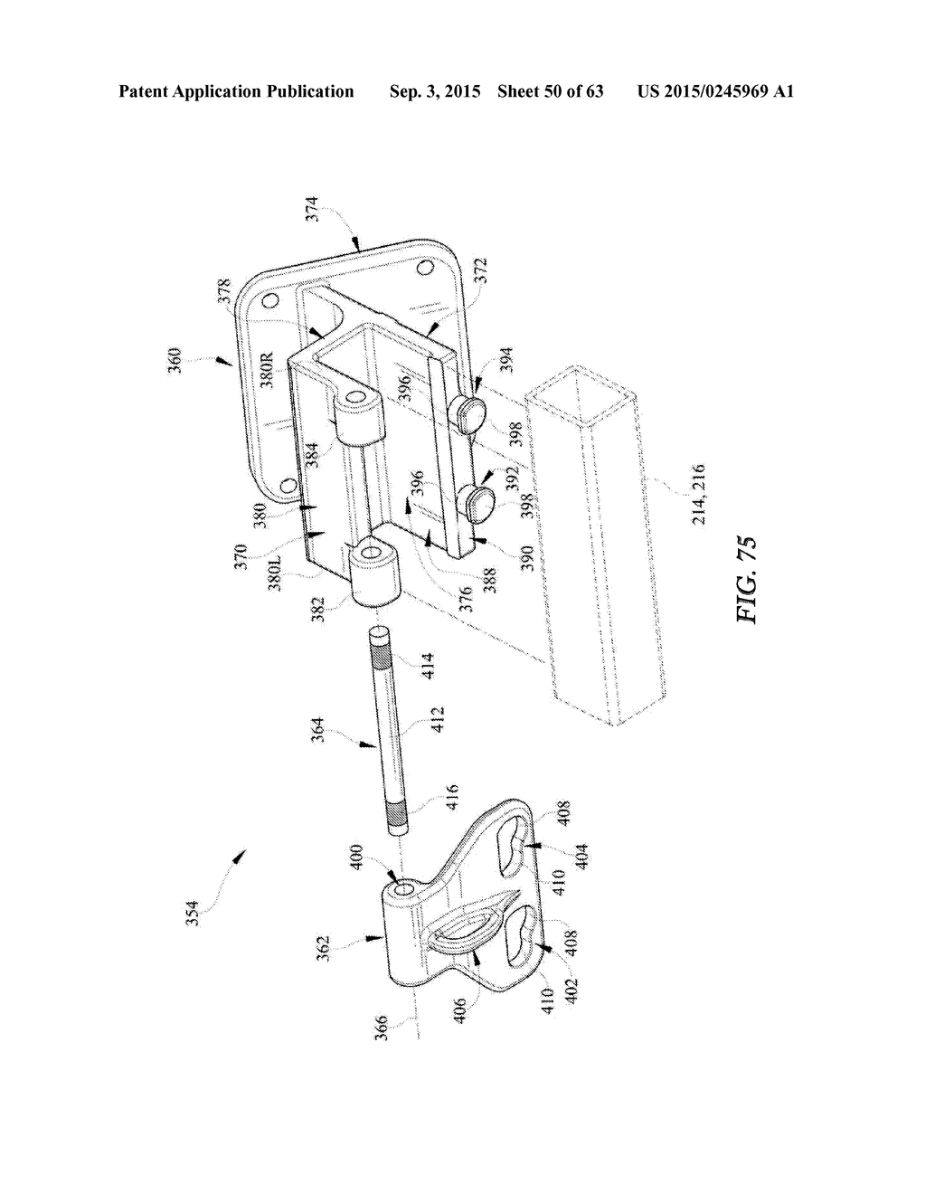 DUAL COLUMN SURGICAL TABLE HAVING A SINGLE-HANDLE UNLOCK FOR TABLE     ROTATION - diagram, schematic, and image 51