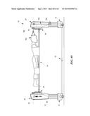 DUAL COLUMN SURGICAL TABLE HAVING A SINGLE-HANDLE UNLOCK FOR TABLE     ROTATION diagram and image