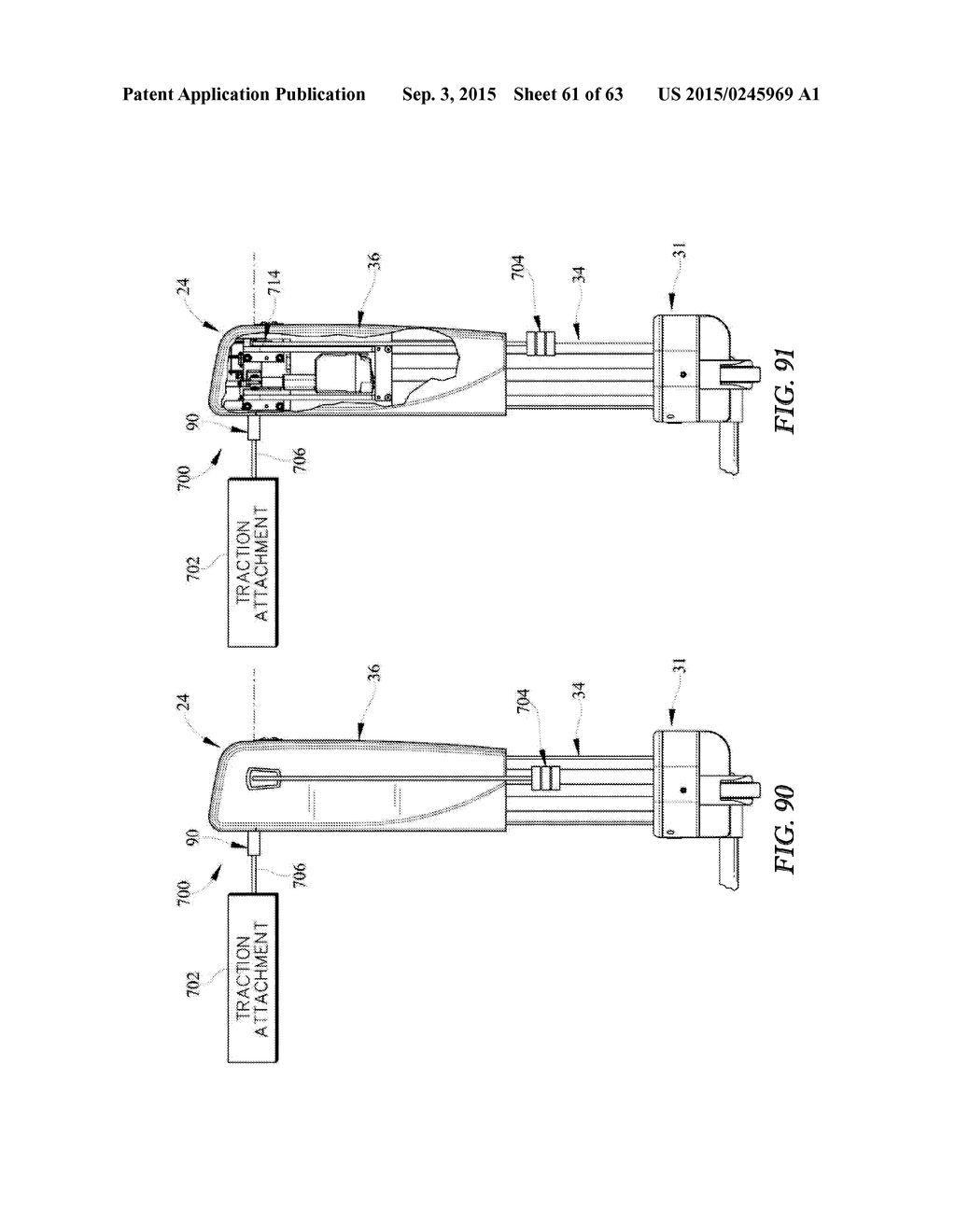 DUAL COLUMN SURGICAL TABLE HAVING A SINGLE-HANDLE UNLOCK FOR TABLE     ROTATION - diagram, schematic, and image 62