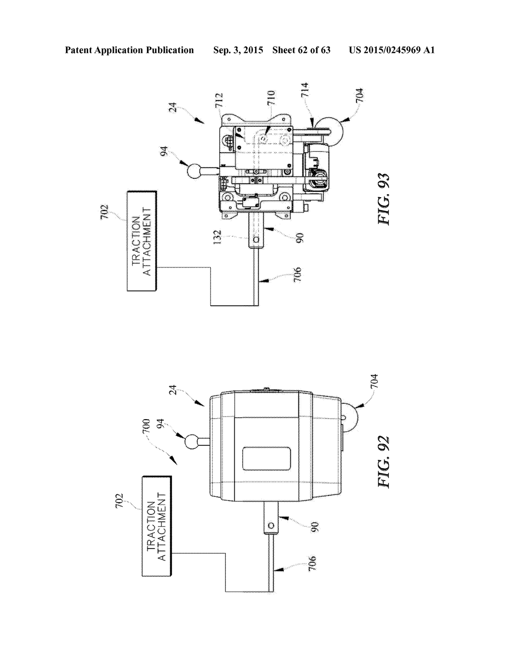 DUAL COLUMN SURGICAL TABLE HAVING A SINGLE-HANDLE UNLOCK FOR TABLE     ROTATION - diagram, schematic, and image 63