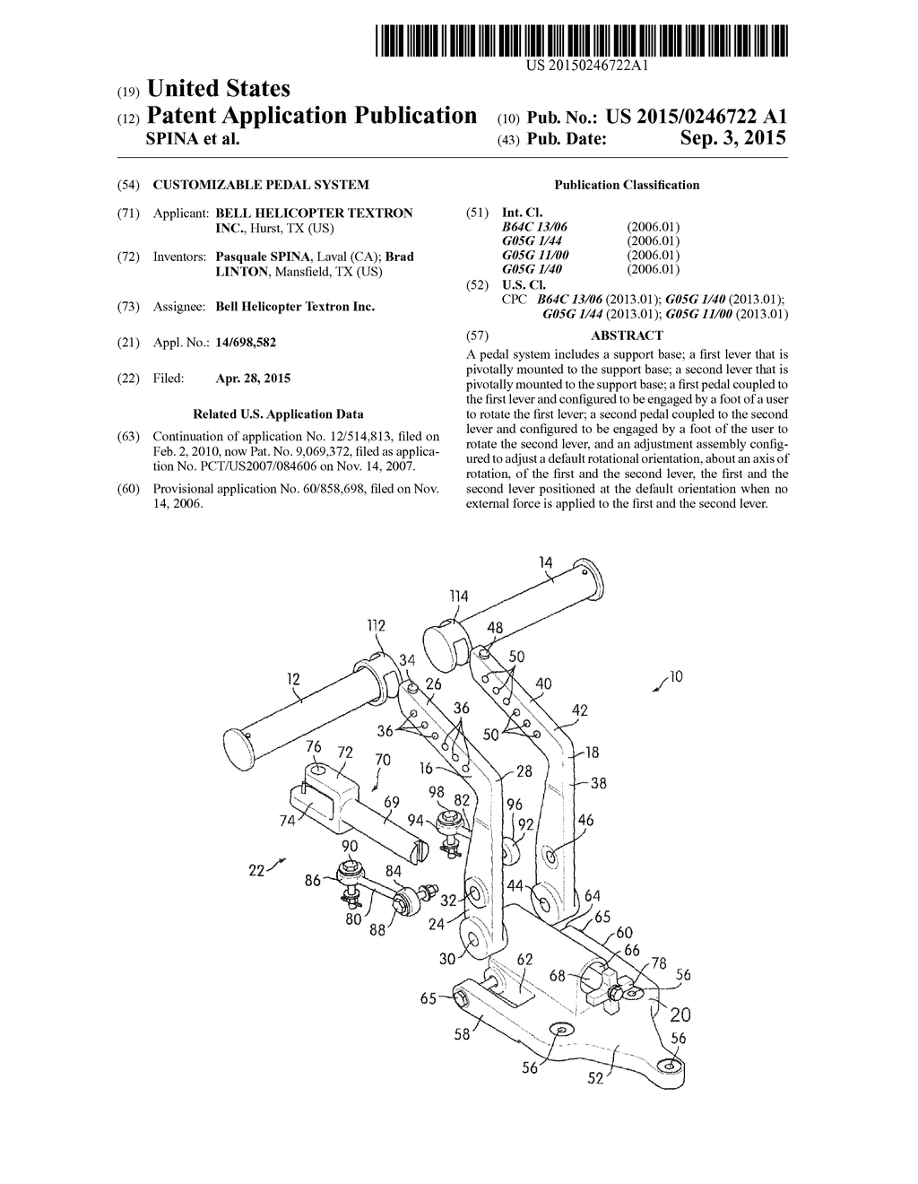 CUSTOMIZABLE PEDAL SYSTEM - diagram, schematic, and image 01