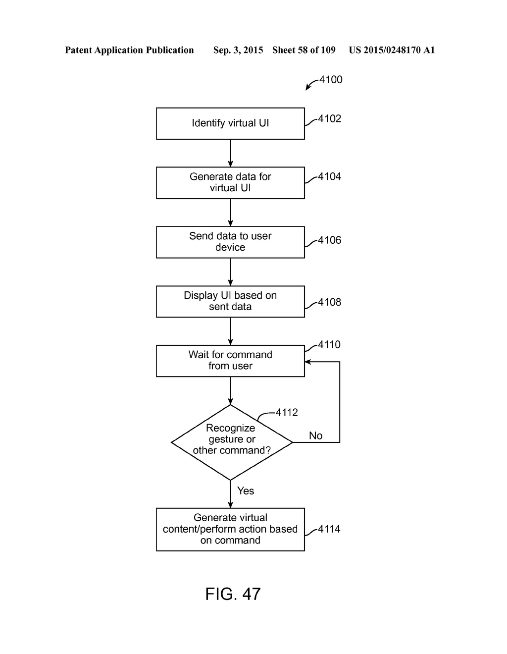 METHOD AND SYSTEM FOR GENERATING A VIRTUAL USER INTERFACE RELATED TO A     TOTEM - diagram, schematic, and image 59