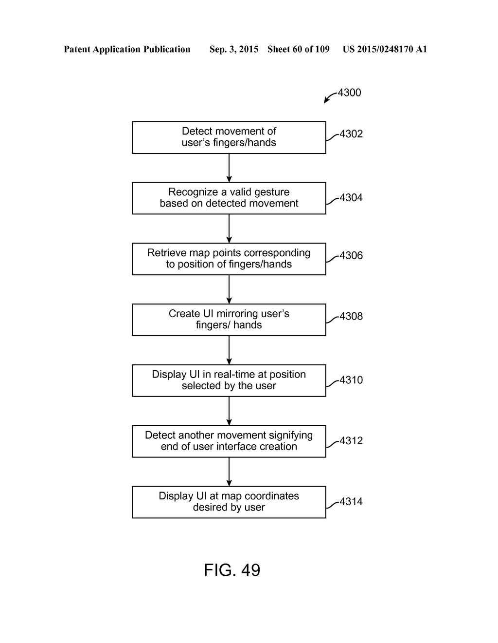 METHOD AND SYSTEM FOR GENERATING A VIRTUAL USER INTERFACE RELATED TO A     TOTEM - diagram, schematic, and image 61