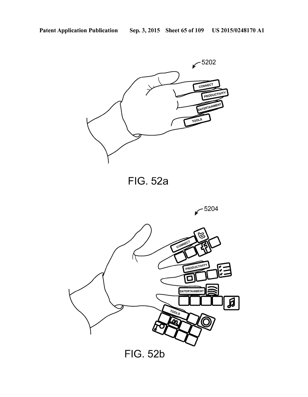 METHOD AND SYSTEM FOR GENERATING A VIRTUAL USER INTERFACE RELATED TO A     TOTEM - diagram, schematic, and image 66