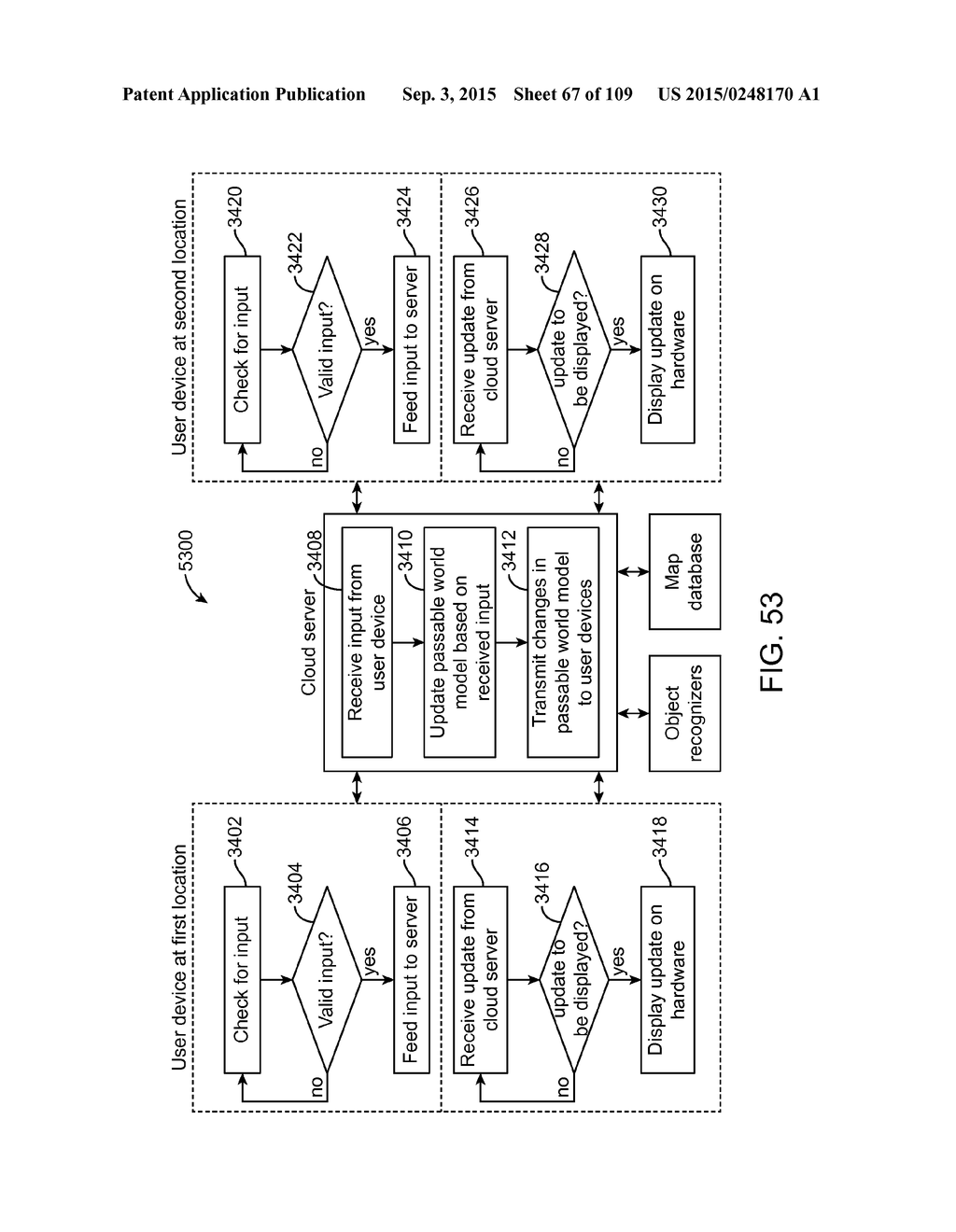 METHOD AND SYSTEM FOR GENERATING A VIRTUAL USER INTERFACE RELATED TO A     TOTEM - diagram, schematic, and image 68