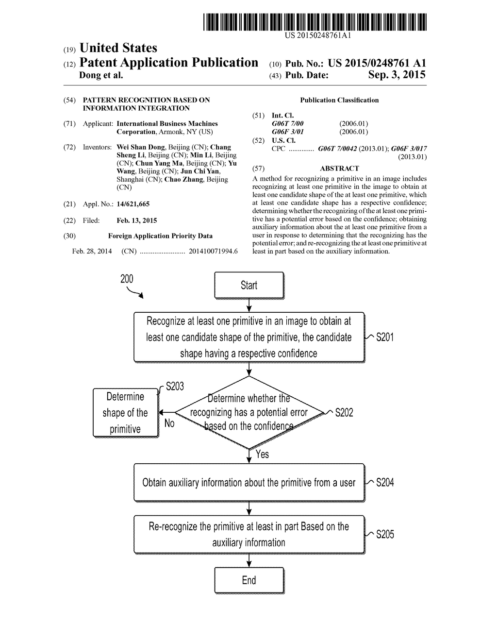 PATTERN RECOGNITION BASED ON INFORMATION INTEGRATION - diagram, schematic, and image 01