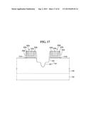 INTEGRATED CIRCUIT DEVICES INCLUDING FINFETS AND METHODS OF FORMING THE     SAME diagram and image