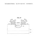 INTEGRATED CIRCUIT DEVICES INCLUDING FINFETS AND METHODS OF FORMING THE     SAME diagram and image