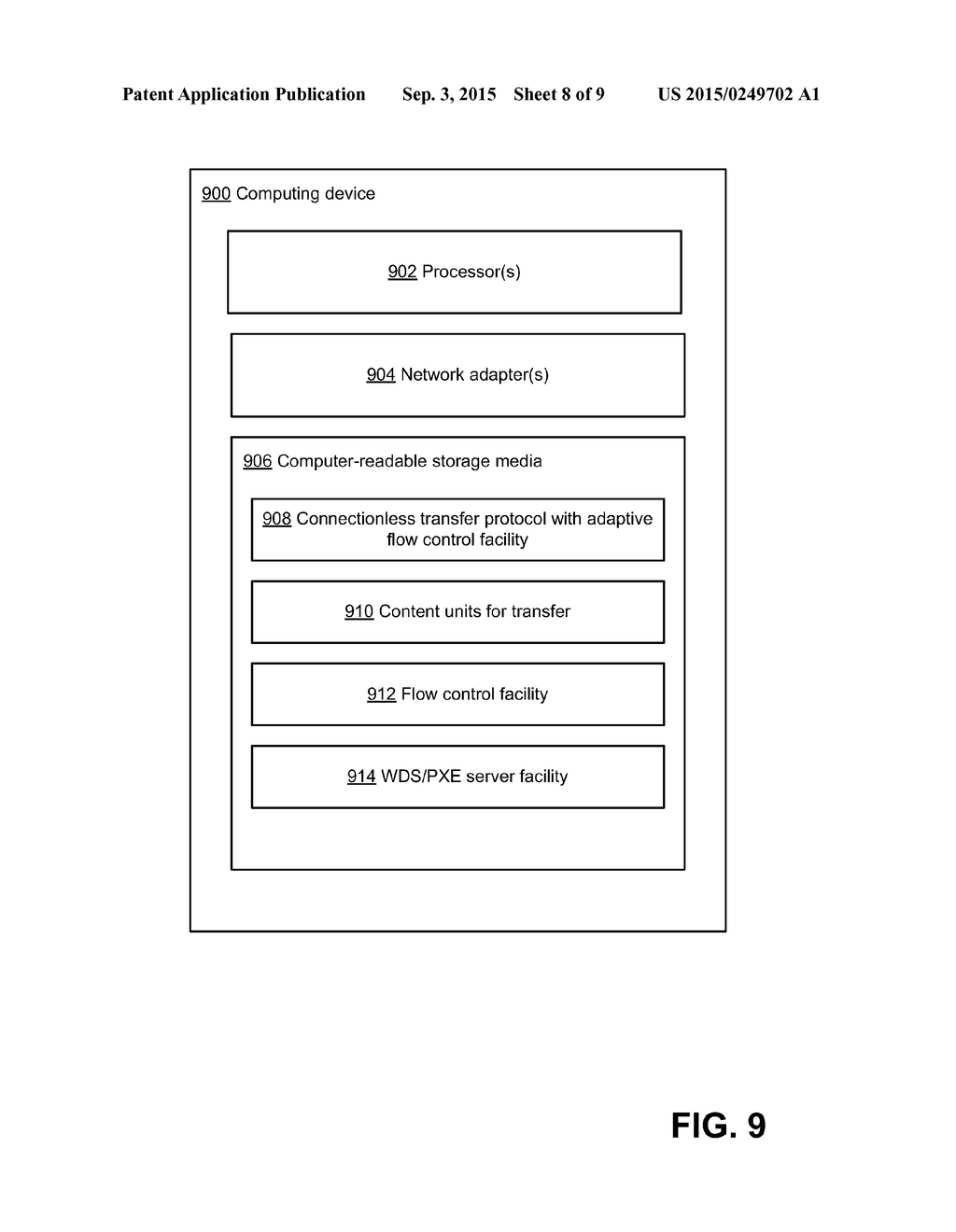 CLIENT-ADJUSTABLE WINDOW SIZE FOR CONNECTIONLESS TRANSFER PROTOCOLS - diagram, schematic, and image 09