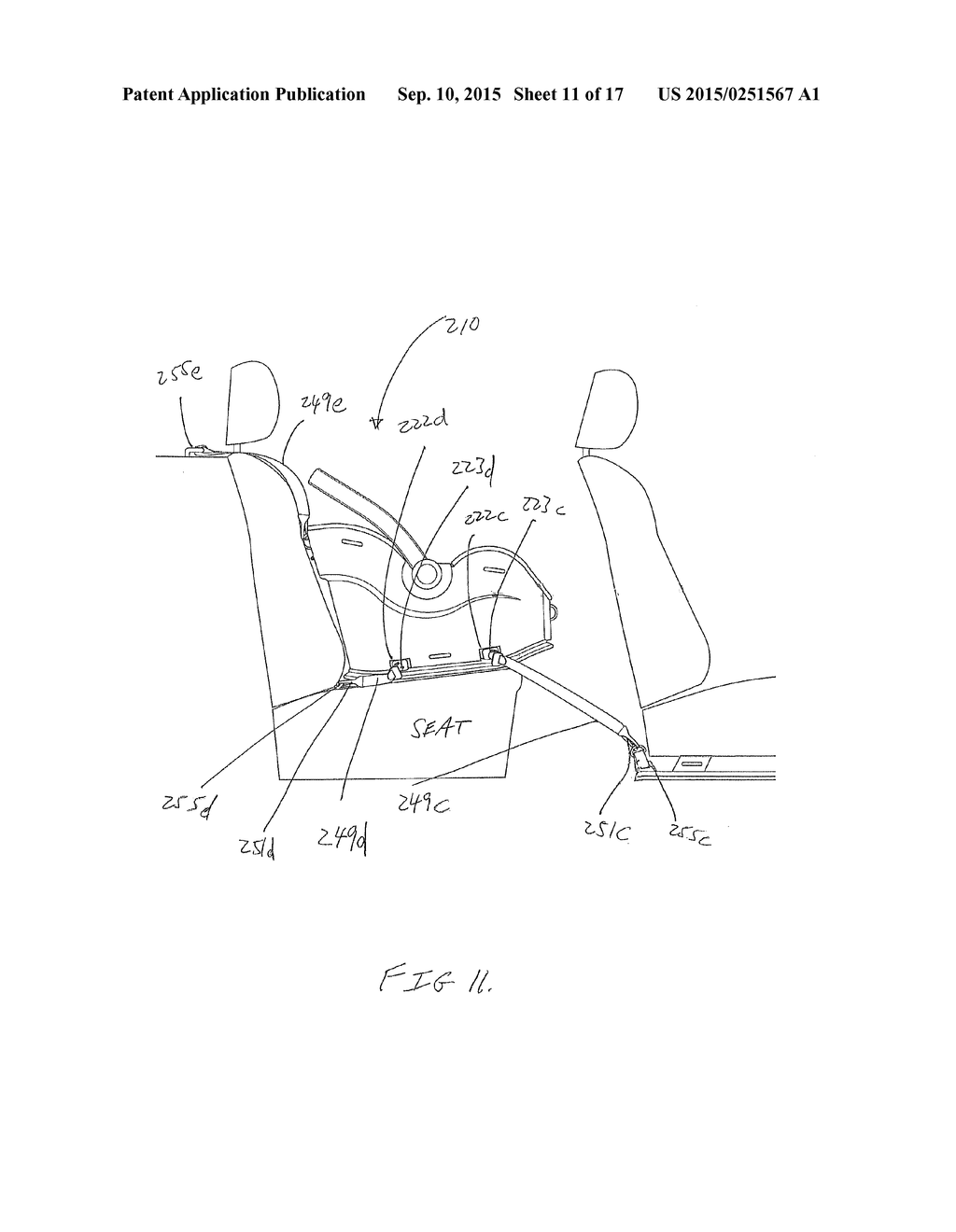 Car Seat - diagram, schematic, and image 12