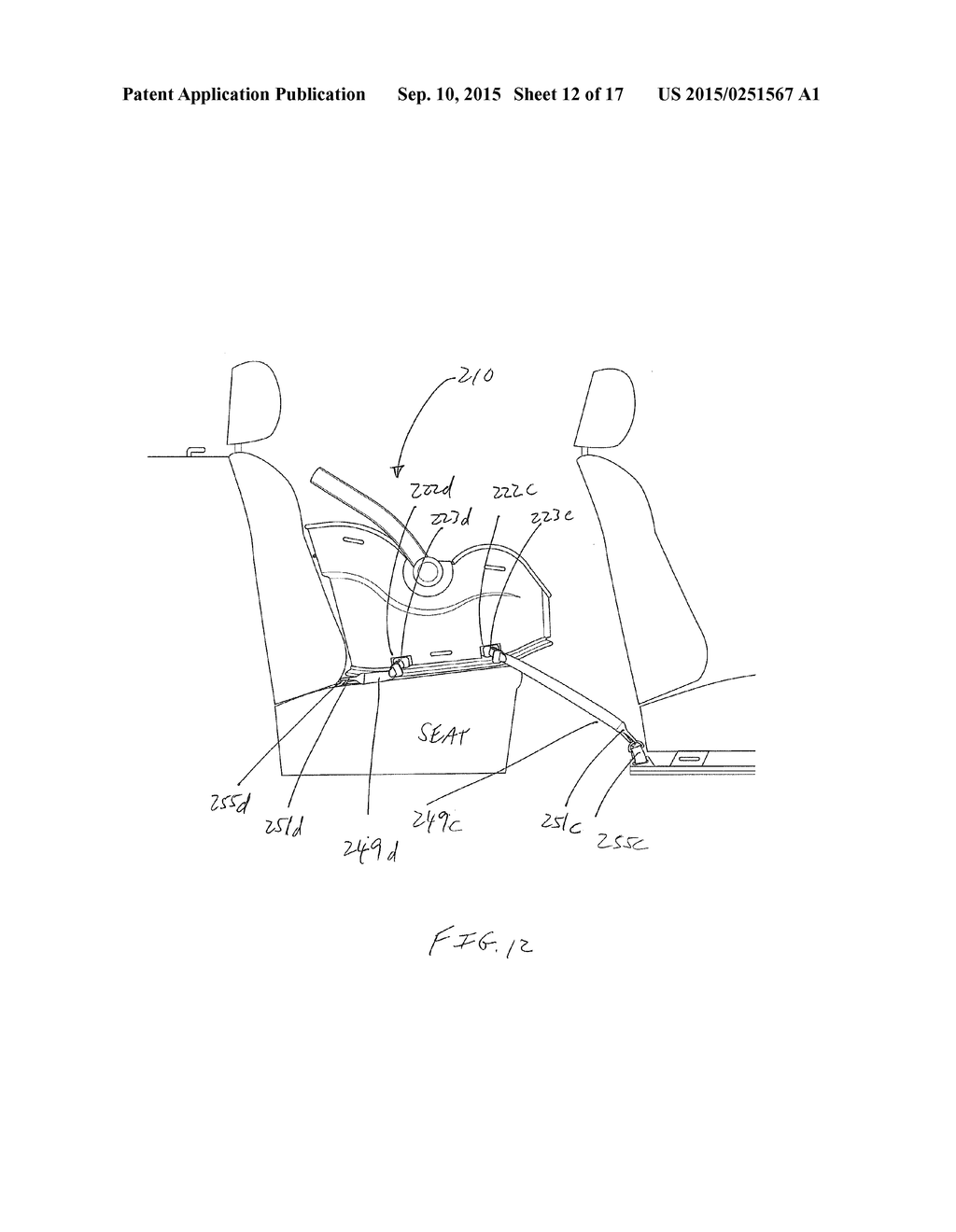 Car Seat - diagram, schematic, and image 13