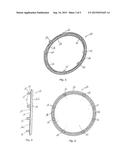 ASSEMBLY FOR ESTHETICALLY DESIGNING AN AIRBAG COVER, AIRBAG COVER, AIRBAG     MODULE AND VEHICLE STEERING WHEEL EACH COMPRISING SUCH ASSEMBLY AS WELL     AS MANUFACTURING METHOD diagram and image