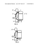 Wheel Contact Protector For A Shoulder-Carriable Wheeled Cart Assembly diagram and image