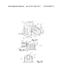 CONNECTION DEVICE FOR TWO FURNITURE PARTS TO BE CONNECTED TO EACH OTHER,     AS WELL AS PIECE OF FURNITURE WHICH USES SUCH CONNECTION DEVICE diagram and image