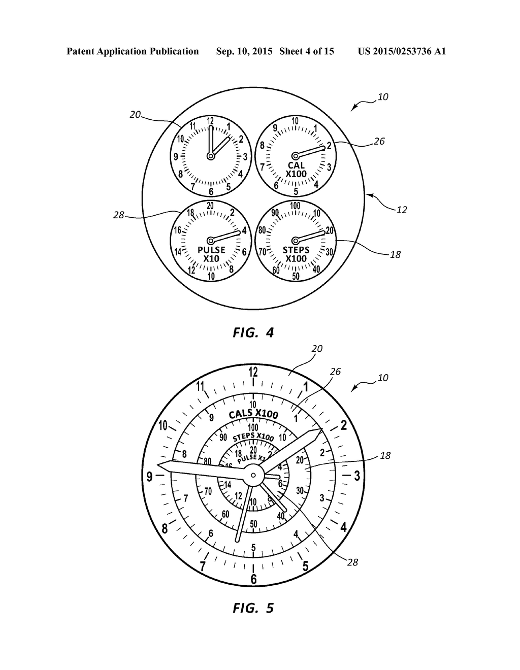 Watch with Multiple Sections for Tracking Multiple Parameters - diagram, schematic, and image 05