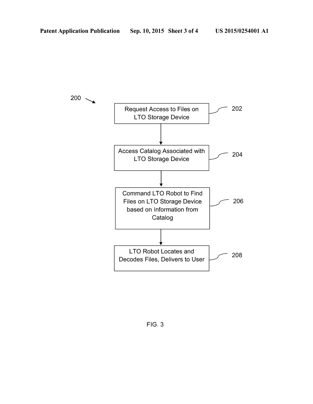 SYSTEM AND METHOD OF READING DATA FROM A NON-VOLATILE STORAGE MEDIUM     THROUGH THE USE OF A CATALOG - diagram, schematic, and image 04