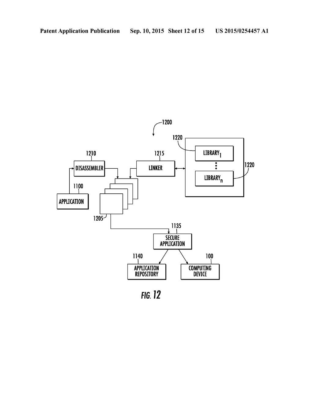 SYSTEM AND METHOD FOR CREATING SECURE APPLICATIONS - diagram, schematic, and image 13