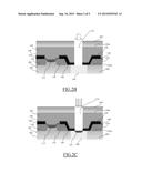 METHOD FOR MANUFACTURING A TRANSISTOR WITH SELF-ALIGNED TERMINAL CONTACTS diagram and image