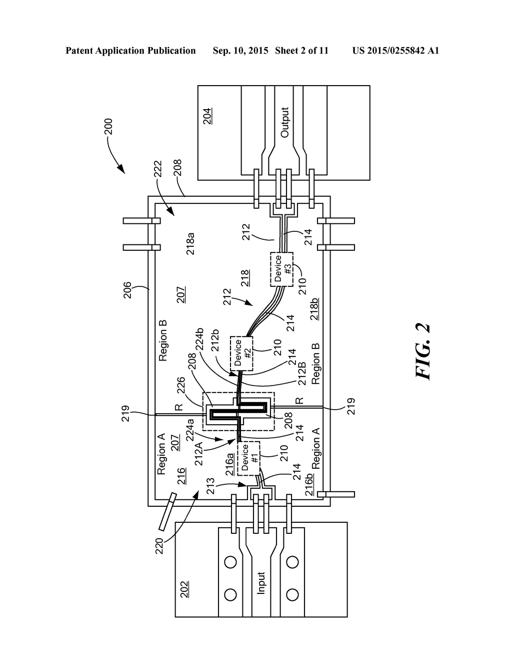 MICROWAVE COUPLING STRUCTURE FOR SUPPRESSING COMMON MODE SIGNALS WHILE     PASSING DIFFERENTIAL MODE SIGNALS BETWEEN A PAIR OF COPLANAR WAVEGUIDE     (CPW) TRANSMISSION LINES - diagram, schematic, and image 03