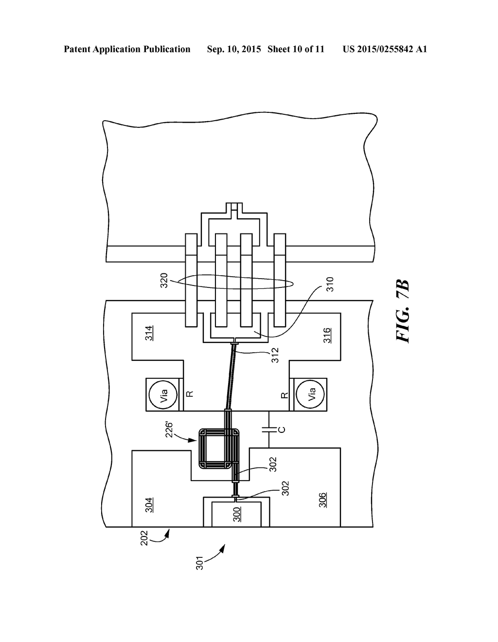MICROWAVE COUPLING STRUCTURE FOR SUPPRESSING COMMON MODE SIGNALS WHILE     PASSING DIFFERENTIAL MODE SIGNALS BETWEEN A PAIR OF COPLANAR WAVEGUIDE     (CPW) TRANSMISSION LINES - diagram, schematic, and image 11