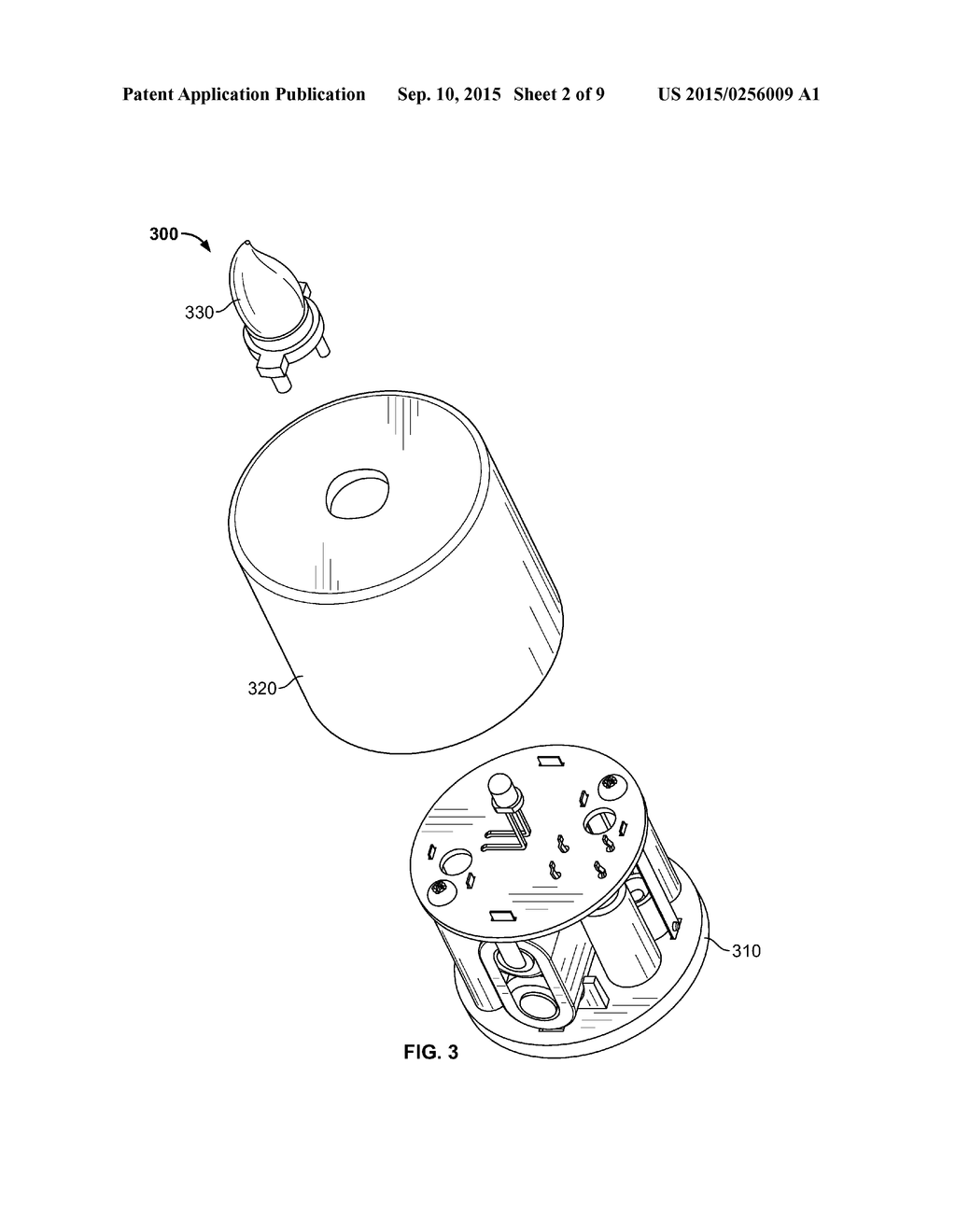 RECHARGEABLE FLAMELESS CANDLE SYSTEMS AND METHODS - diagram, schematic, and image 03