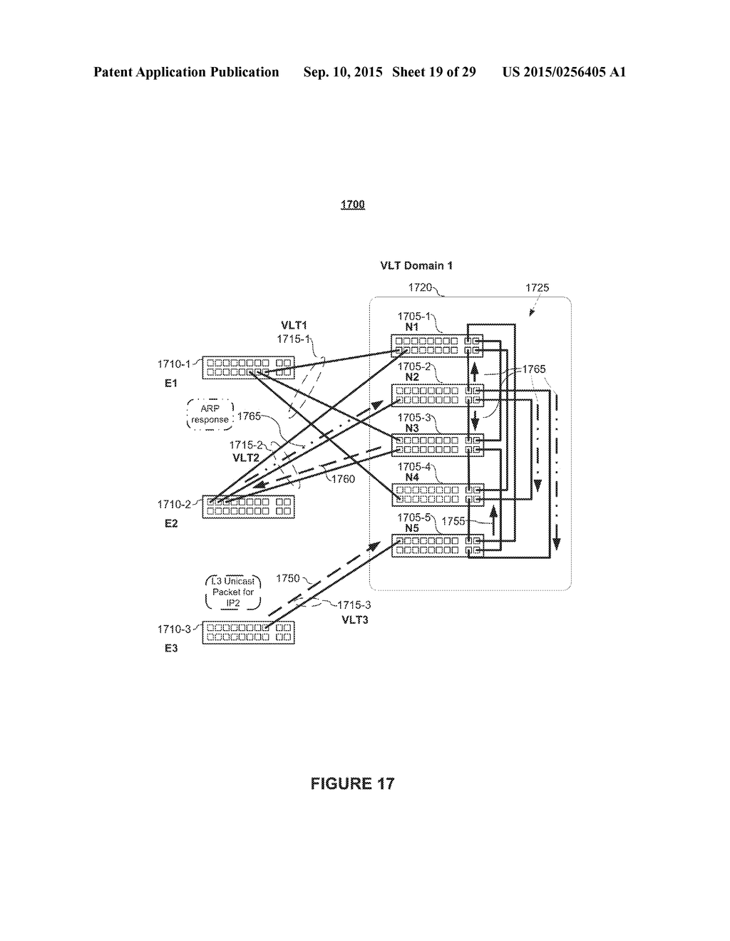 N-Node Virtual Link Trunking (VLT) Supporting Arbitrary Topologies - diagram, schematic, and image 20