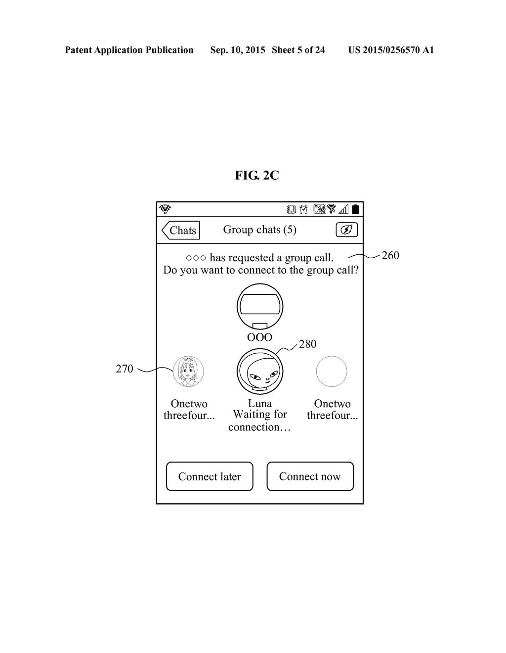 Method for Operating Application Providing Group Call Service Using Mobile     Voice over Internet Protocol - diagram, schematic, and image 06