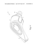 Oval Shaped In-Ear Headphone diagram and image