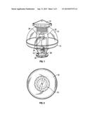 BAIT LIGHTING AND FISH ATTRACTING BOBBER diagram and image