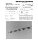 BRISTLE FOR ANTIBACTERIAL COSMETIC BRUSH, AND ANTIBACTERIAL COSMETIC BRUSH     OBTAINED USING SAID BRISTLE AND PROCESS FOR PRODUCING SAME diagram and image