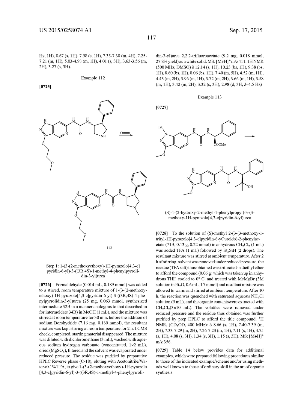 NOVEL COMPOUNDS THAT ARE ERK INHIBITORS - diagram, schematic, and image 118