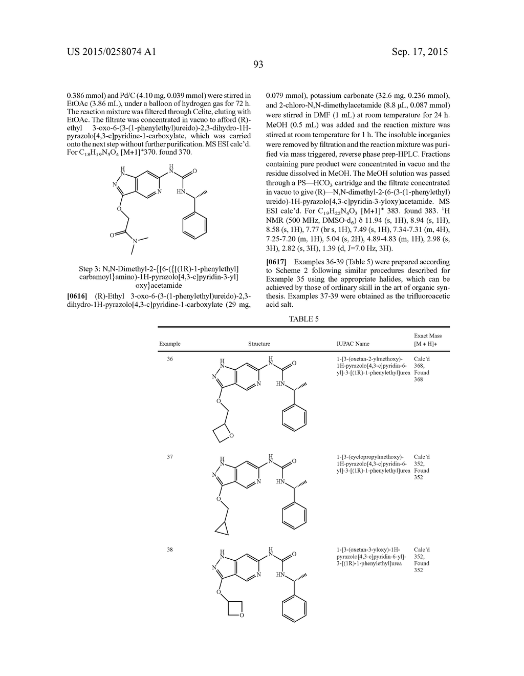 NOVEL COMPOUNDS THAT ARE ERK INHIBITORS - diagram, schematic, and image 94