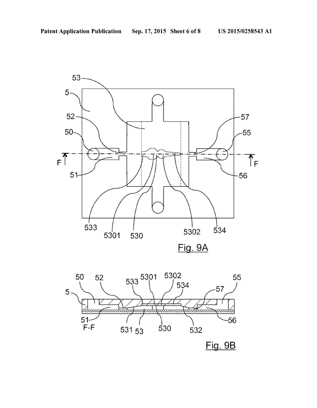 MICROFLUIDIC CIRCUIT ALLOWING DROPS OF SEVERAL FLUIDS TO BE BROUGHT INTO     CONTACT, AND CORRESPONDING MICROFLUIDIC METHOD - diagram, schematic, and image 07